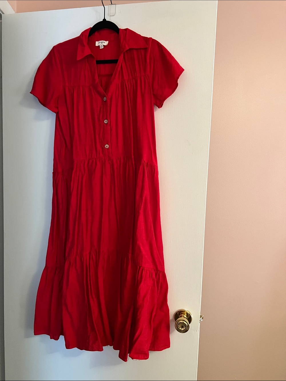 Red midi/maxi dress